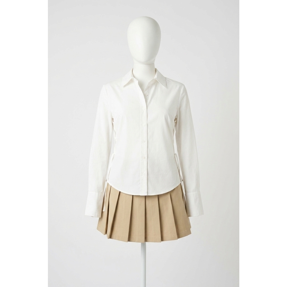 NEW NIA alara long sleeve top in white